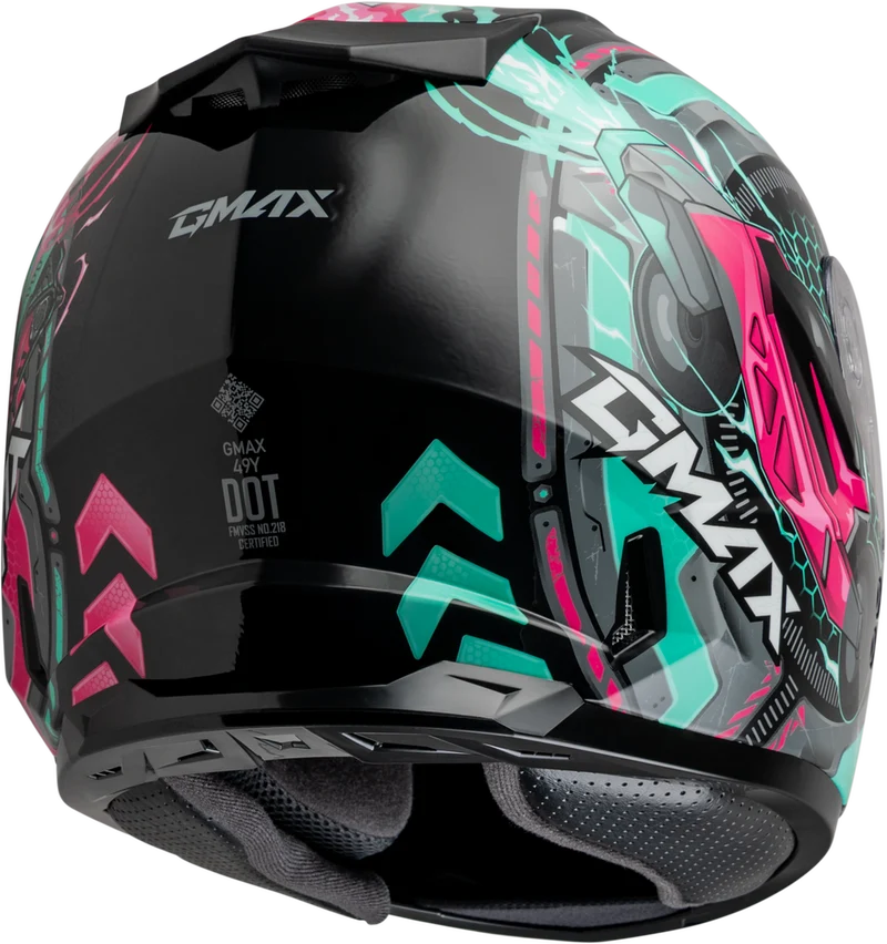 Gmax GM-49Y Youth Charge Full Face Motorcycle Helmet