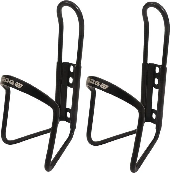 2x Bidonhouder aluminium - Zwart