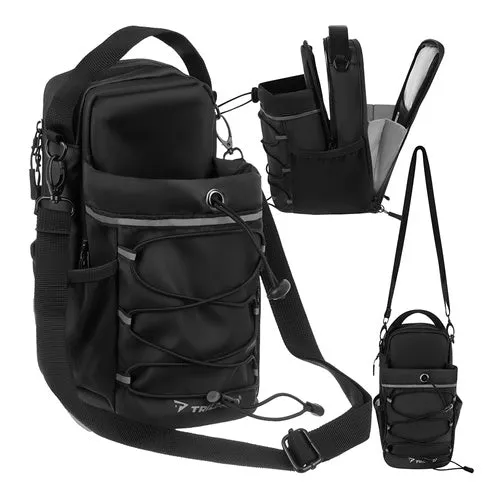 Sporttas 4,5L Gym Tas Magnetisch Waterfleshouder Zwart