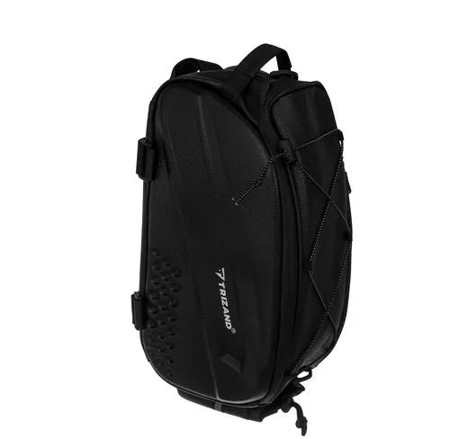 Fietstas Bagagedrager 10 Liter Waterdichte Trunkbag met Schouderriem Zwart
