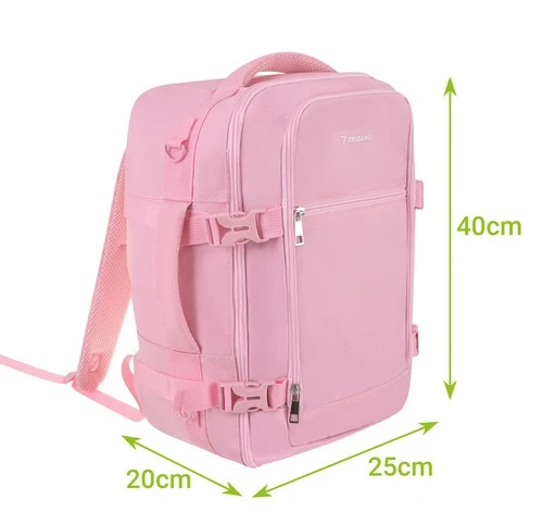 Rugzak 20 Liter Roze Handbagage Formaat Reistas & Fietsrugzak