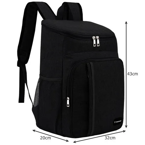 Koeltas 26 L Cooler Geïsoleerde Koelrugzak Rugzak Waterdicht Zwart