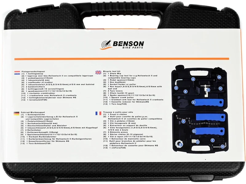 Benson Gereedschapset Fiets 21-Delig