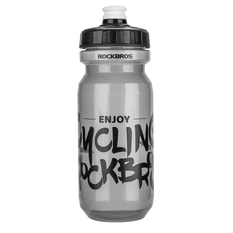 ROCKBROS Sport Trinkflasche 600 ml aus PP5 mit Staubschutzhülle geliefert