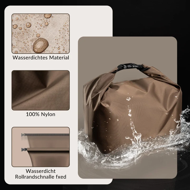 ROCKBROS Wasserdicht Lenkertasche Abnehmbar Fahrradkorb ca.5,5L