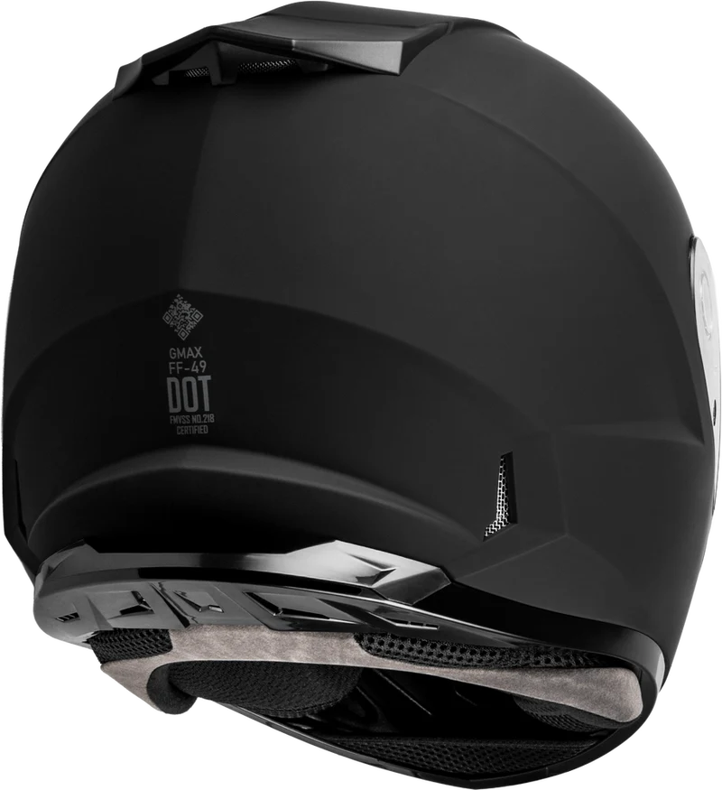 Gmax FF-49 Solid Full Face Motorcycle Helmet