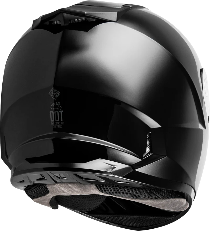 Gmax FF-49 Solid Full Face Motorcycle Helmet