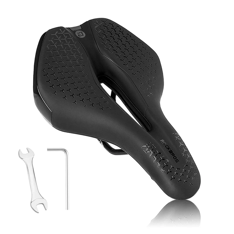 ROCKBROS Fahrradsattel Bequem Hohl Ergonomisch Fahrradsitz Anti-Rutsch