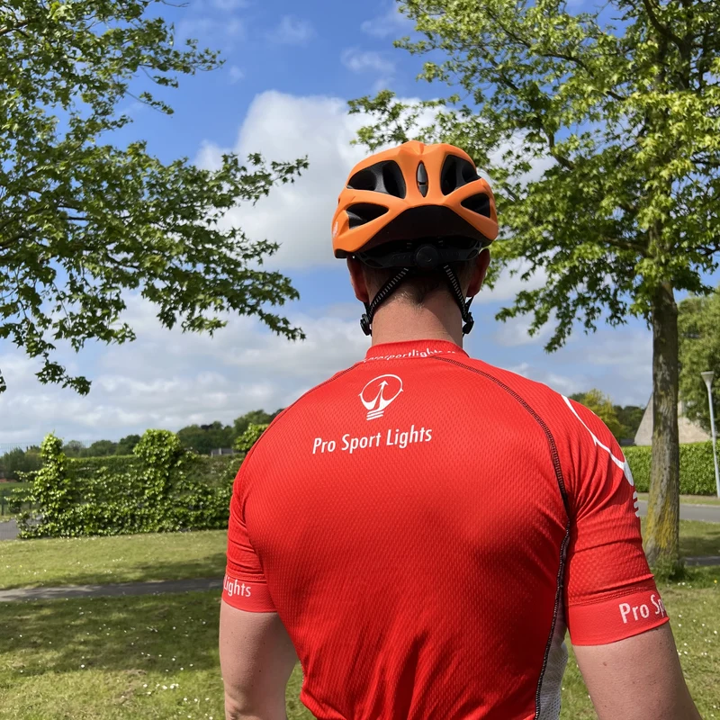 Pro Sport Lights fietshelm Dames/Heren - Volwassenen - Orange