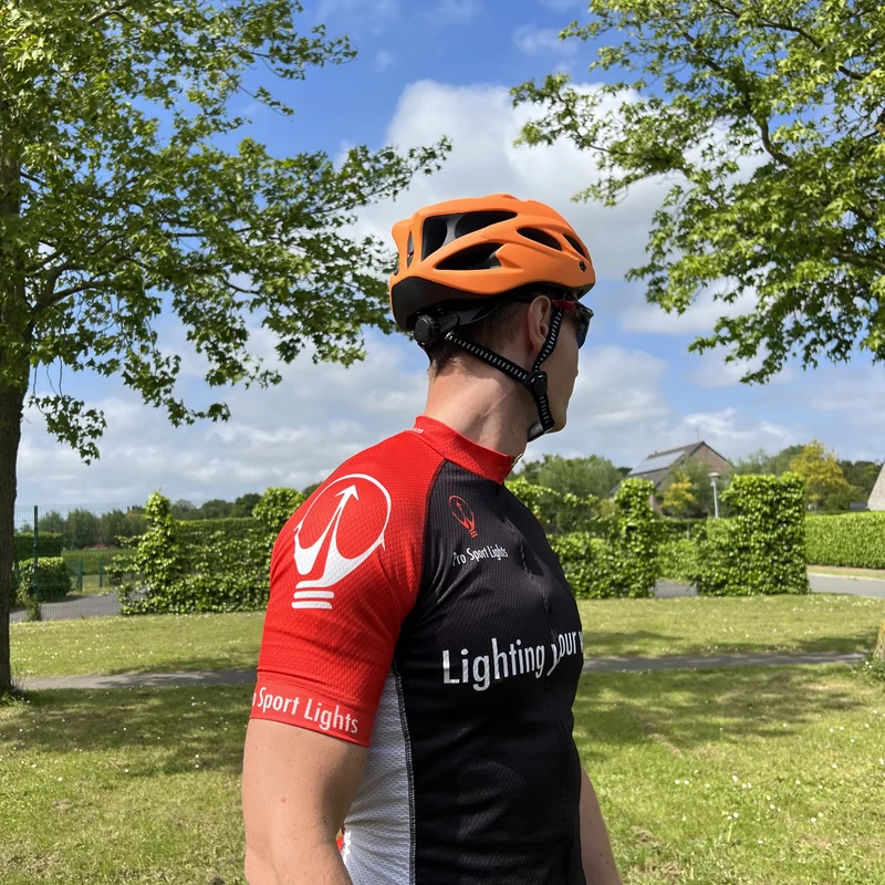 Pro Sport Lights fietshelm Dames/Heren - Volwassenen - Orange