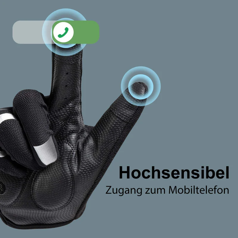 ROCKBROS Reithandschuhe Full Finger SBR Herren Sporthandschuhe M-XXL