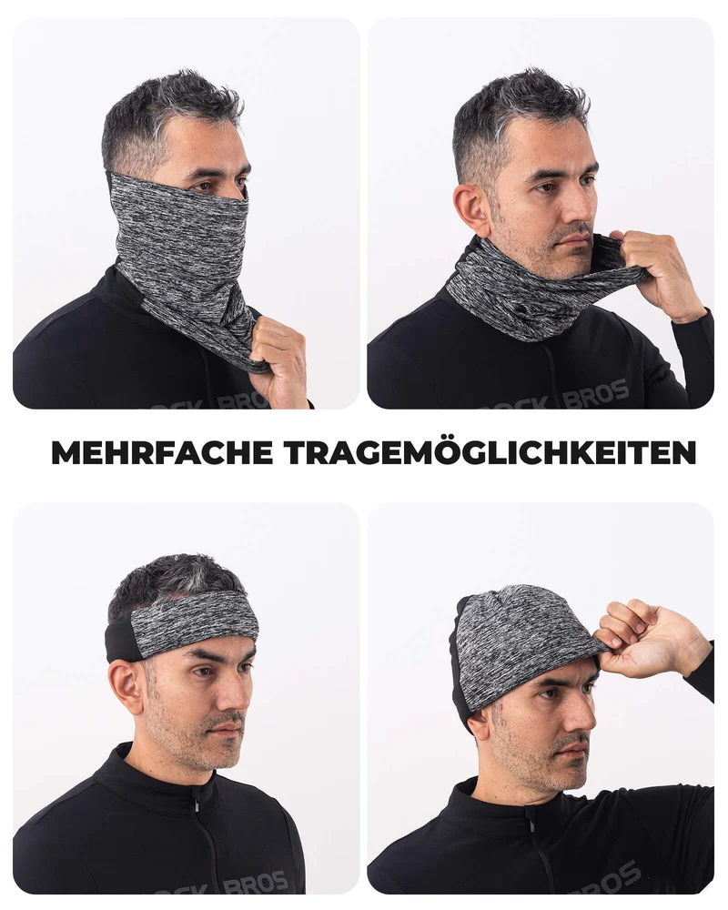 ROCKBROS Winter Halbe Balaclavas Multifunktion Atmungsaktiv Gesichtsbedeckung