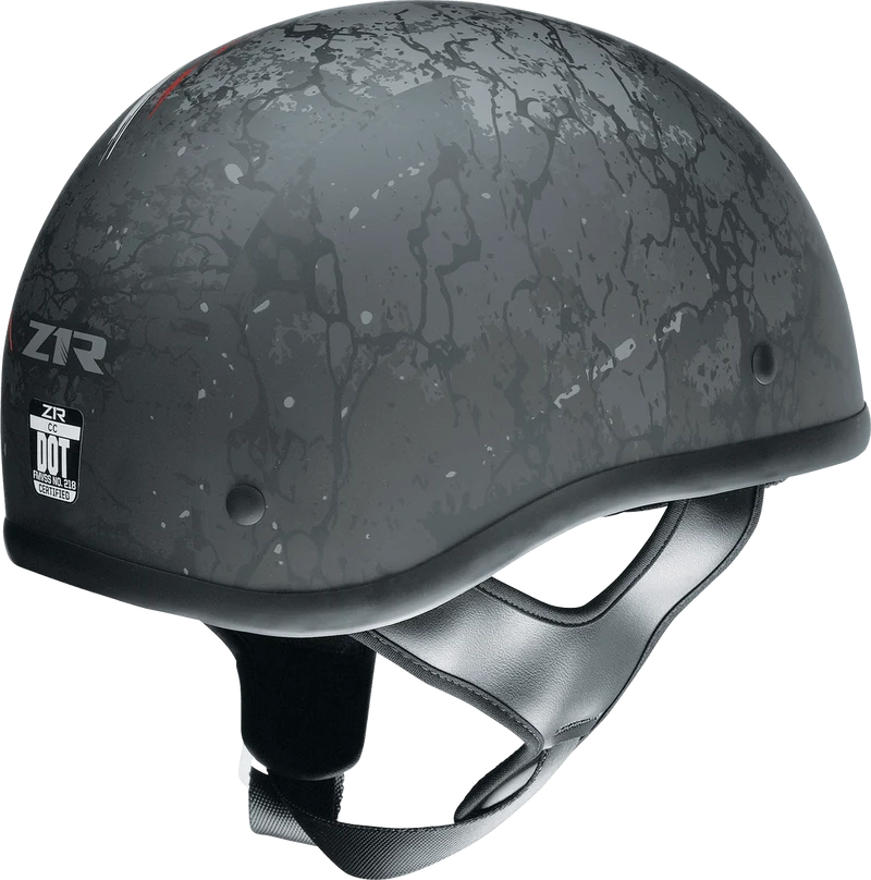 Z1R CC Beanie Justice Half Face Motorcycle Helmet