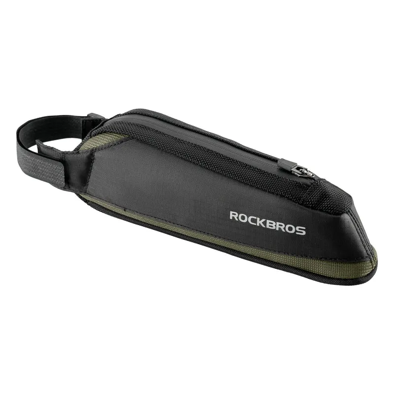 Fahrradtasche Reflektierende Oberrohrtasche Dunkelgrün 0.65L