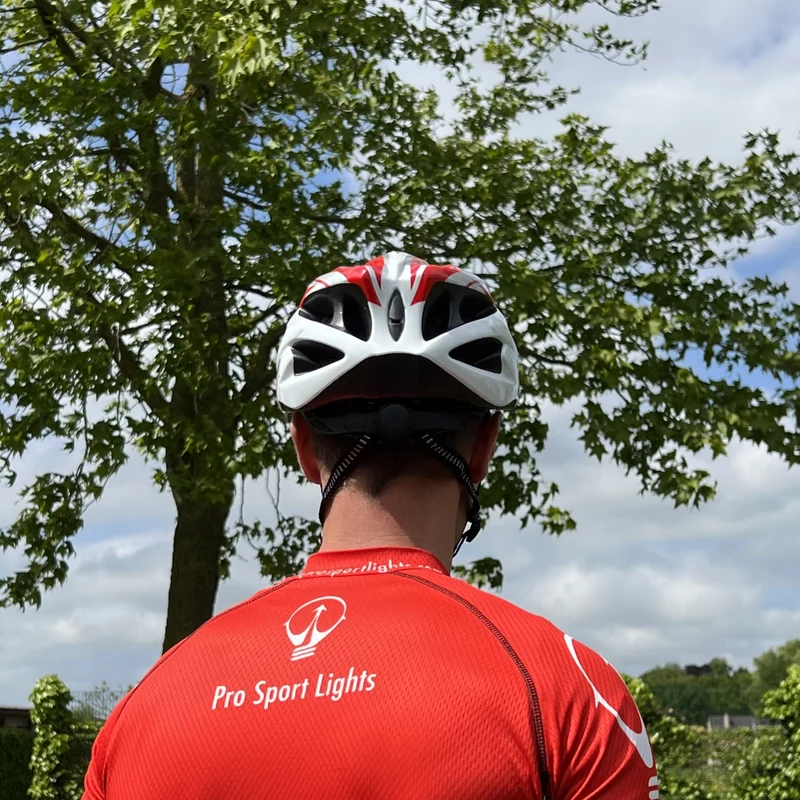 Fietshelm Dames/Heren - Wit/Rood