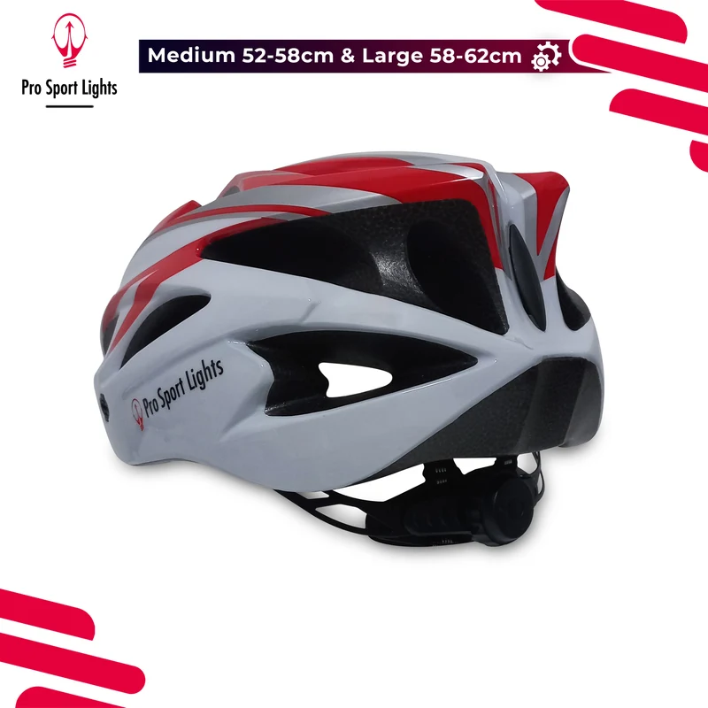 Fietshelm Dames/Heren - Wit/Rood