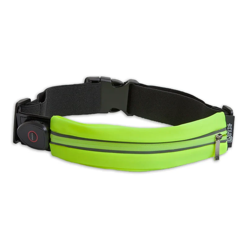 Hardloopriem Reflecterende Heuptas USB Oplaadbaar Running Belt met Verlichting