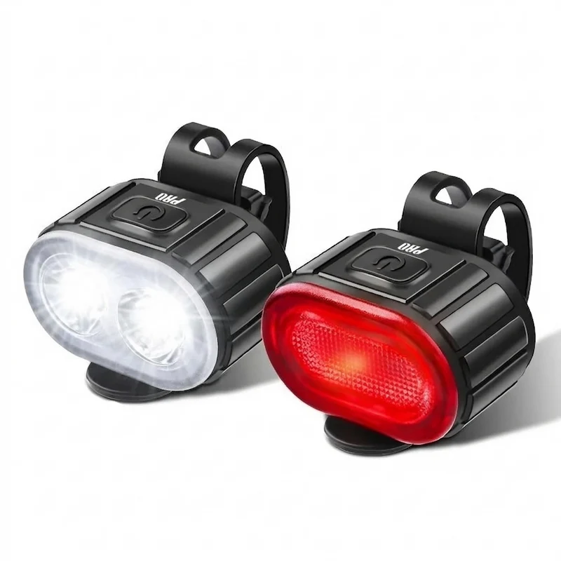 Pro Sport Lights Fietsverlichtingsset 200 + 50 Lumen – USB-C