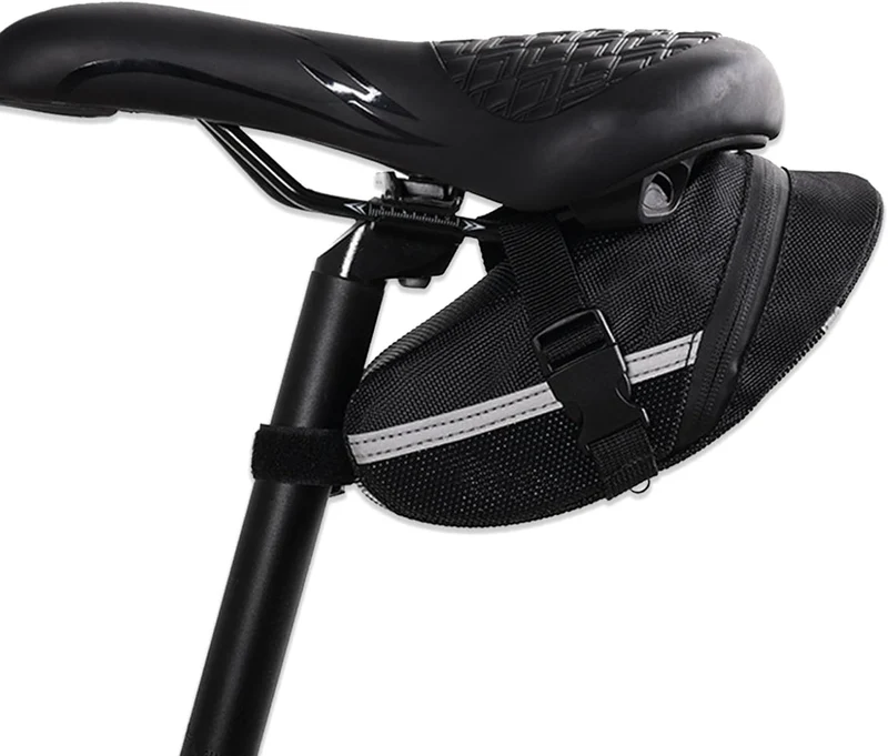 Zadeltas Fiets 1.3 Liter Zwart Waterdicht Fietstas