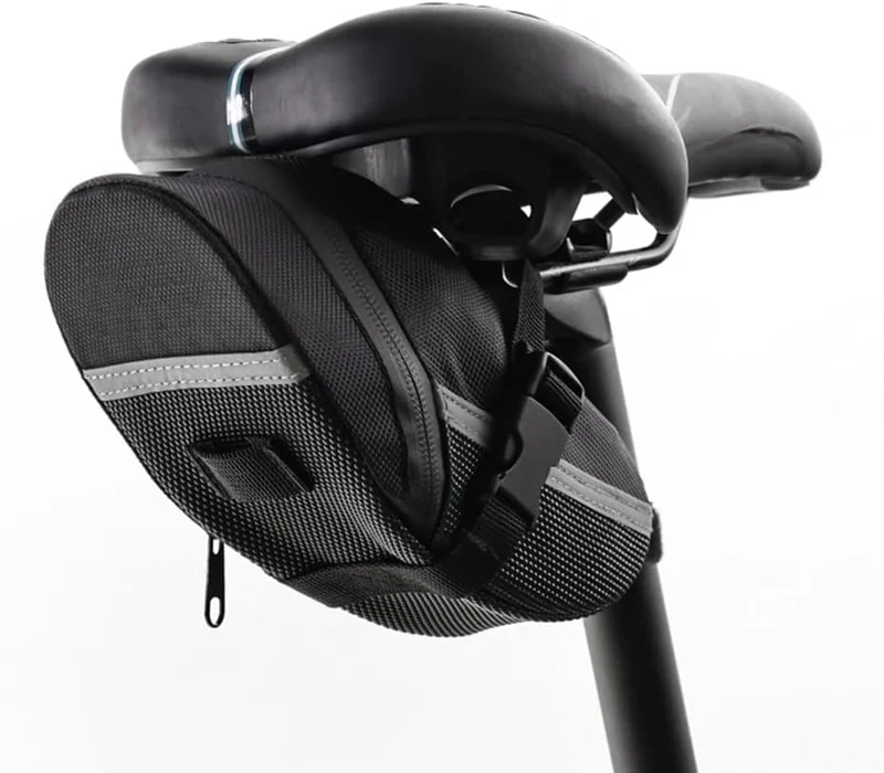 Zadeltas Fiets 1.3 Liter Zwart Waterdicht Fietstas