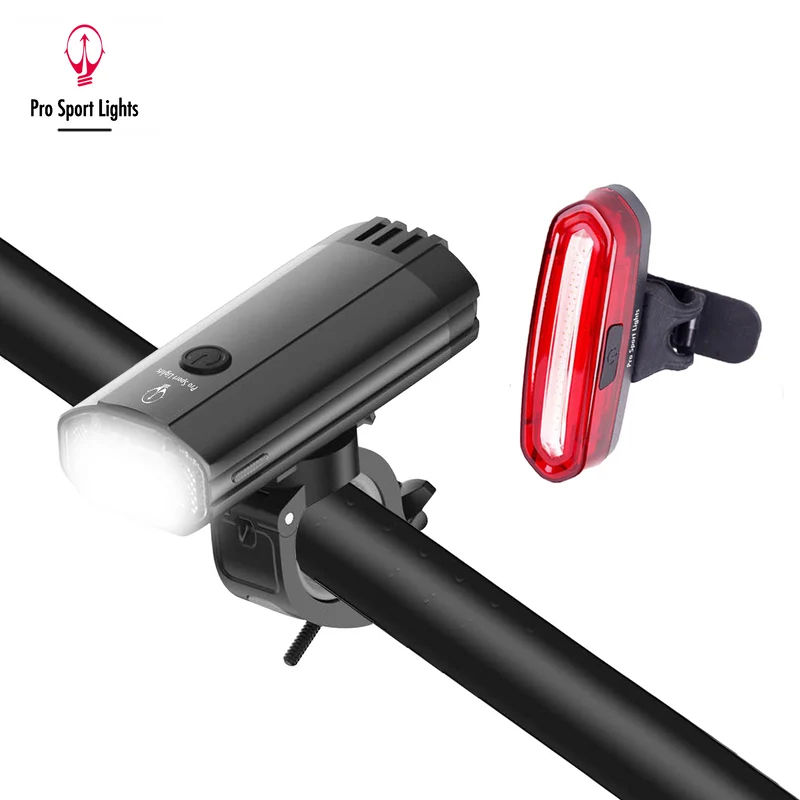 1200 Lumen & 120 Lumen Pro Sport Lights LED fietsverlichtingsset