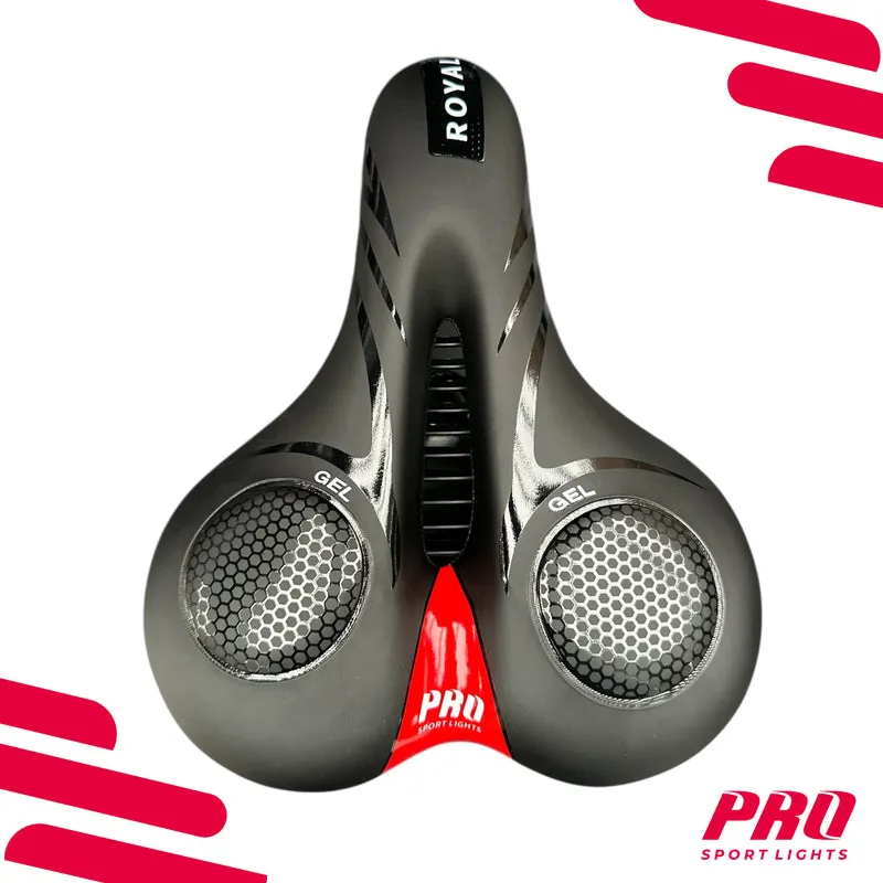 Fietszadel Heren Dames Comfort Cruiser Drifter Gel Zwart Selle Unisex