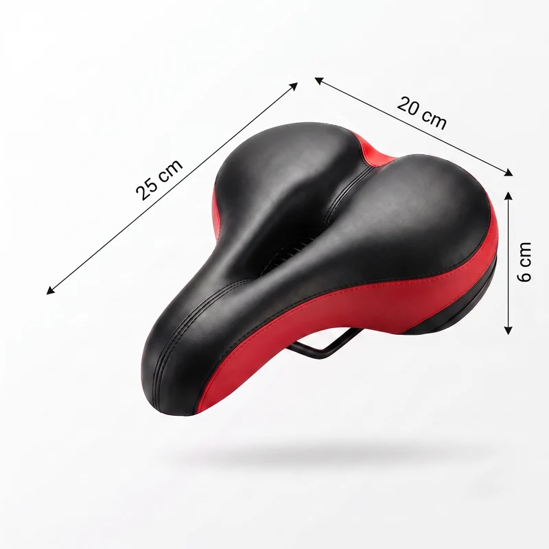 Fietszadel Comfort Zadel Fiets Dames Heren - Selle Cruiser Unisex Royal