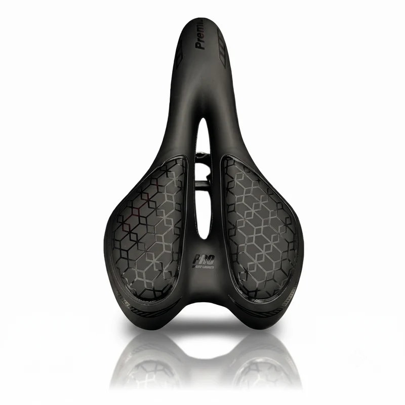 Fietszadel Heren Dames Zadel Fiets Royal Series Gel Selle 270x160mm Unisex