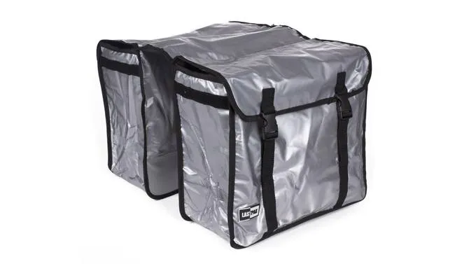 Lastpak Fietstassen Dubbel 46 Liter - Grijs