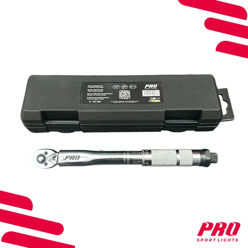 Momentsleutel Fiets 1/4 Pro Sport Lights - 2/24NM