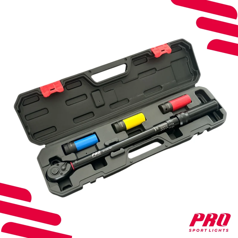 Momentsleutelset Auto 1/2″ – 20–200 Nm