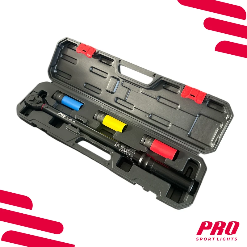 Momentsleutelset Auto 1/2″ – 20–200 Nm