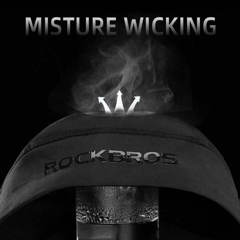ROCKBROS Winter Fahrrad Mütze Helm Unterziehmütz Unisex