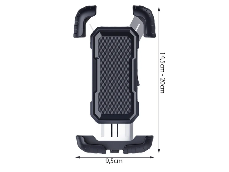 Telefoonhouder GSM Houder Fiets Anti-schok 360° Draaibaar Universeel