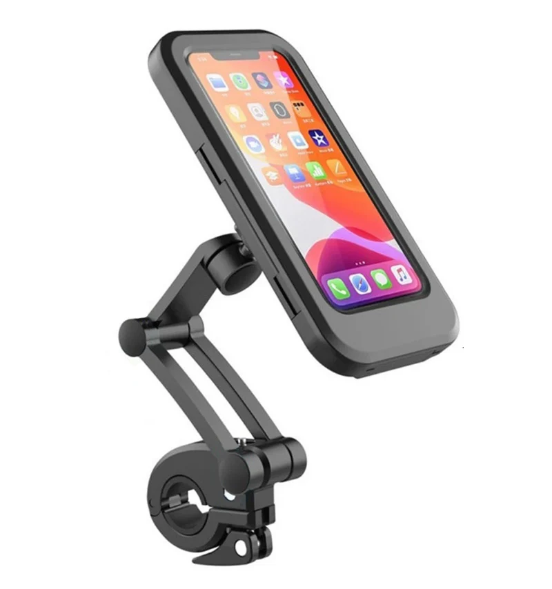 Telefoonhouder Fiets 360° Draaibaar Universeel Smartphone GSM Houder Stuur Zwart