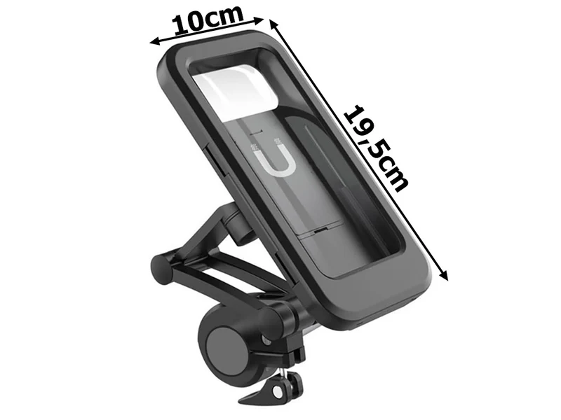 Telefoonhouder Fiets 360° Draaibaar Universeel Smartphone GSM Houder Stuur Zwart