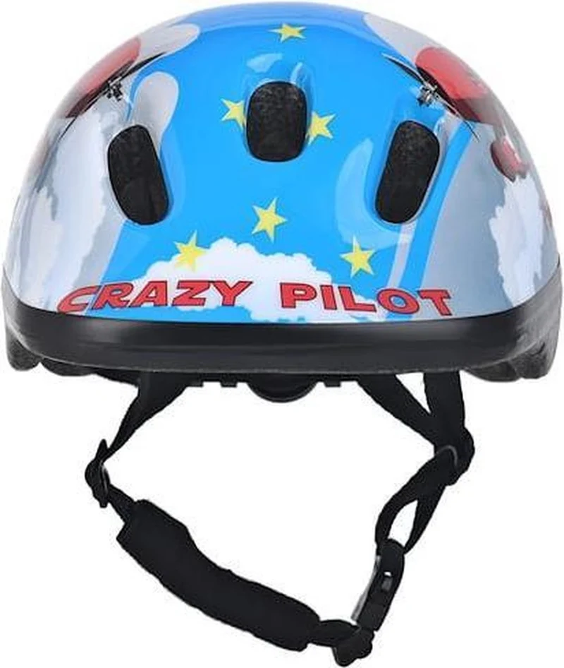 Fietshelm ProX Kinderen - Blauw wit sport kinderhelm - XS 44/48cm