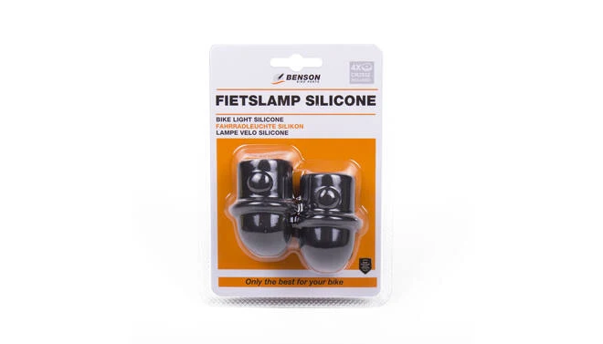 Fietsverlichting Set LED - Fietslampen Rood/Wit Silicoon