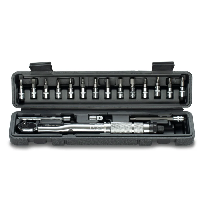 Momentsleutelset Fiets 1/4" Fietsgereedschap Set 14 bits 2-24 Nm