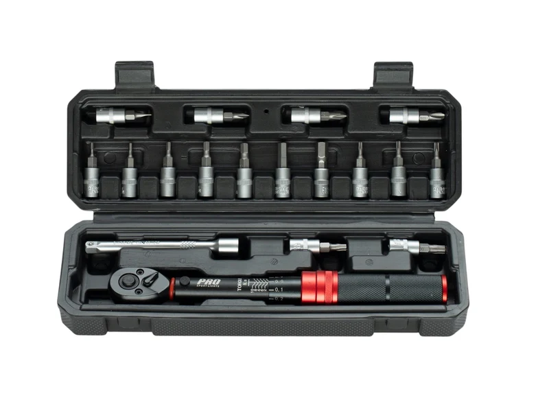 Fietsgereedschap Momentsleutel Fiets 16 bits Compact Pro Sport Lights 1/4" 1-10 Nm