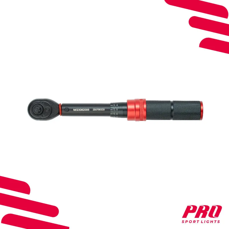 Fietsgereedschap Momentsleutel Fiets 16 bits Compact Pro Sport Lights 1/4" 1-10 Nm