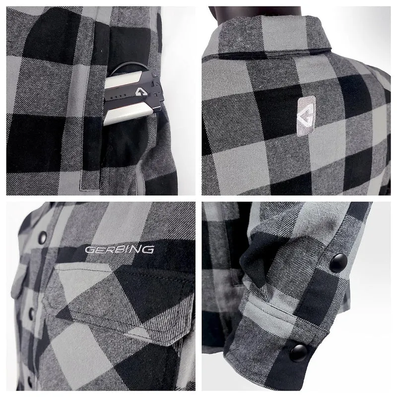 Gerbing Men's 7V Battery Heated Flannel Shirt