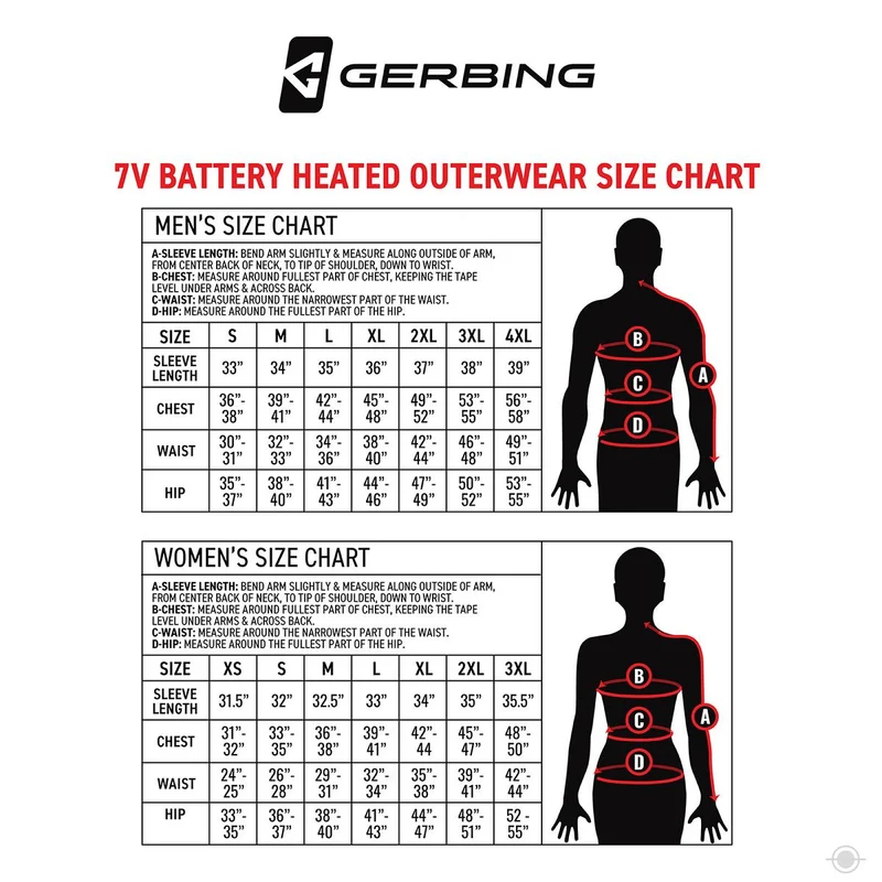 Gerbing Men's 7V Battery Heated Flannel Shirt