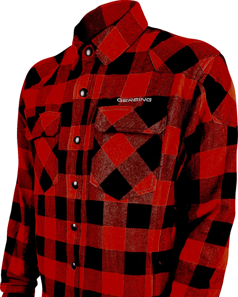 Gerbing Men's 7V Battery Heated Flannel Shirt
