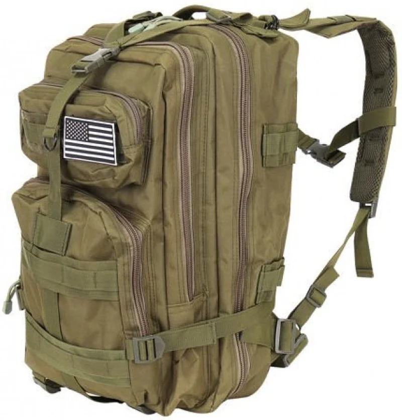 Rugzak Heren Dames XL 38 Liter Survival Militaire Tactische Rugtas - Groen - Waterdicht