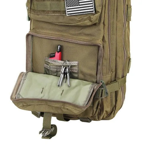 Rugzak Heren Dames XL 38 Liter Survival Militaire Tactische Rugtas - Groen - Waterdicht