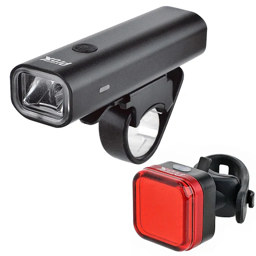 Fietsverlichtingsset 400 en 40 Lumen Led USB Oplaadbaar