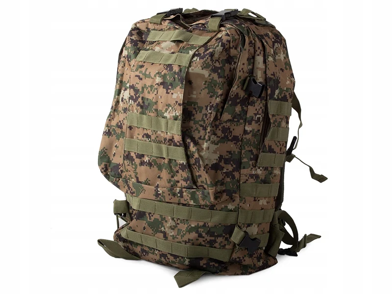 Tactische Survival camouflage rugzak 48,5 Liter Groen