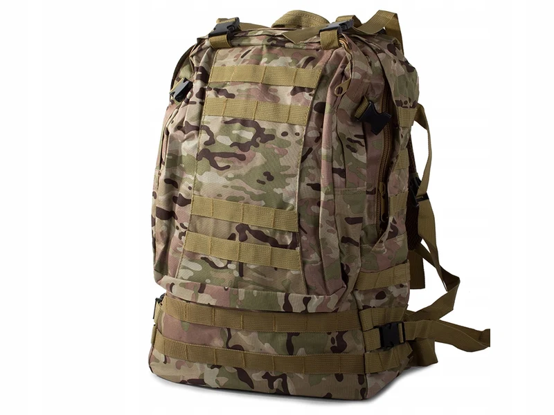 Tactische Survival camouflage rugzak 48,5 Liter Bos