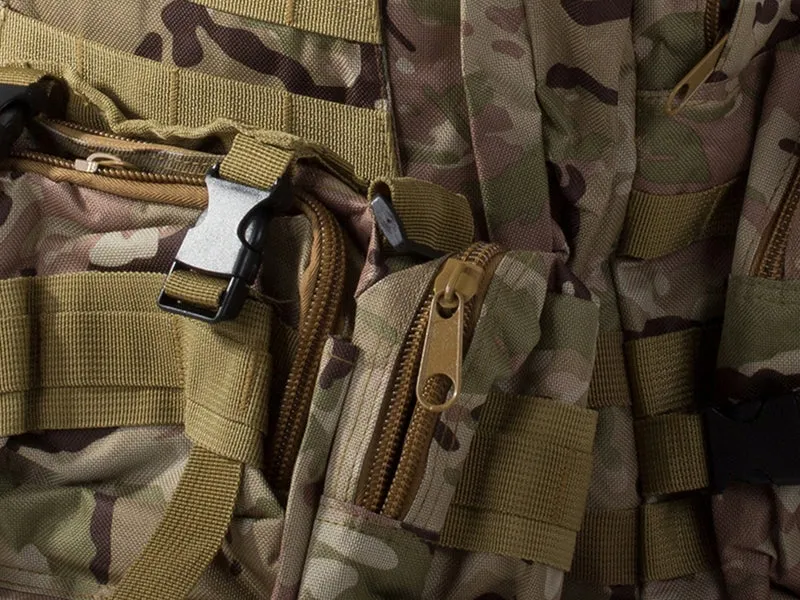 Tactische Survival camouflage rugzak 48,5 Liter Bos